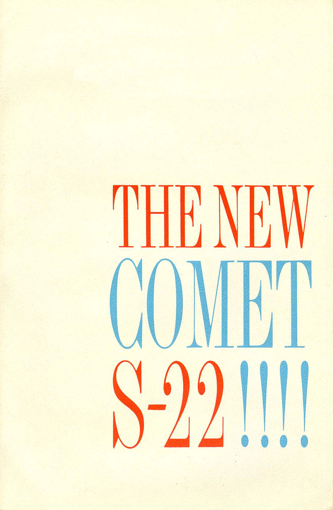 1962 Mercury Comet S22 Folder